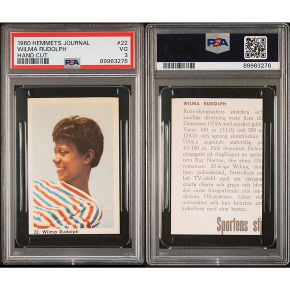 1960 Hemmets Journal Wilma Rudolph PSA 3 Olympic Gold Medalist USA Track & Field - Picture 2 of 4